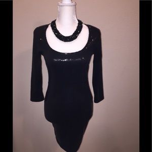 SALE! Love Culture Black Sequin Dress!  Worn once!